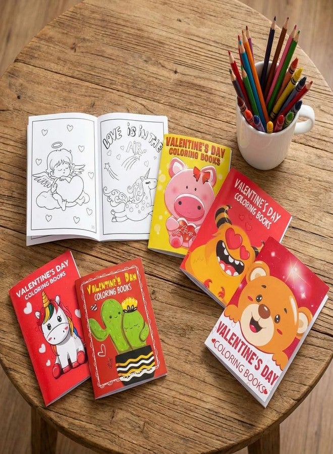 Eternity sky 54PCS Valentines Coloring Book for Kids-Valentine's Day Goodie Bag Stuffer Filler Gift School Classroom Activity Party Favors Supplies - Image 5